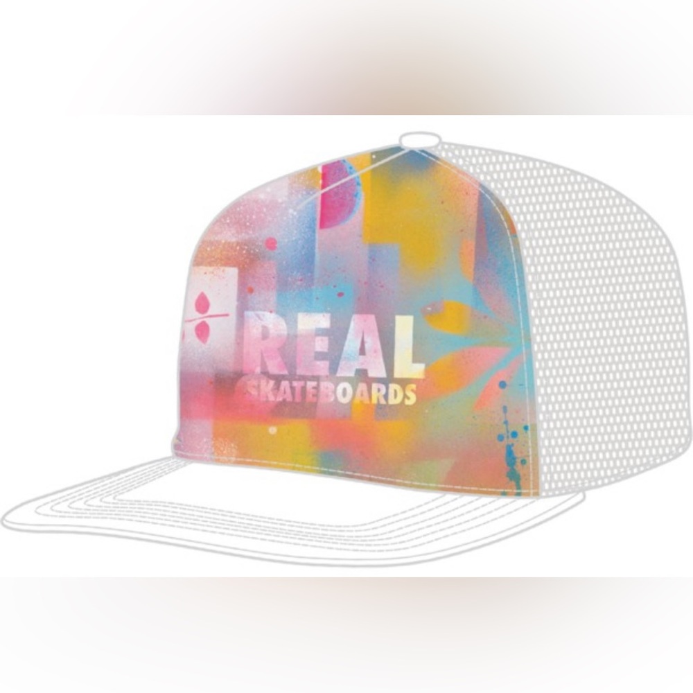 REAL Skateboards Acrylic Trucker Hat